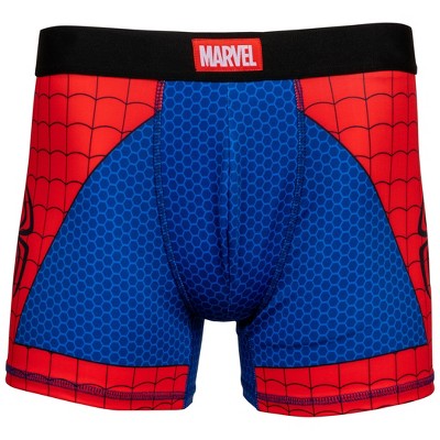 Mens Spider-Man Costume Suit Underwear Boxer Briefs - XLarge (40-42)