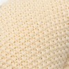 INFURNIC Baby and Toddler Learning Toys Ultra Soft Handmade Organic Cotton Knitted Seahorse Plush for Cozy Decor, Off White, 16"*10"*1" - 2 of 4