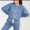 Simply Sage Market Stay Salty Cowgirl Lightweight Garment Dyed Sweatshirt - 2 of 4