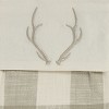 Eva & Co Signature Antler Check Christmas Stocking - 3 of 3