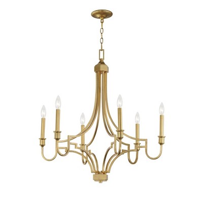 Maxim Lighting Normandy 6 - Light Chandelier in  Gold Leaf