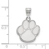 Black Bow Jewelry Sterling Silver Auburn Tigers NCAA Medium Pendant - 2 of 3