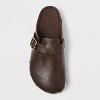 Women's Lee Clog Mule Flat - Universal Thread™ Brown - 3 of 4