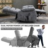 TiramisuBest Lift Recliner Chair Heat Massage Dual Motor Infinite Position Up to 350 LBS Large Electric Power Lift Recliners with Power-Remo - 4 of 4