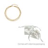 Adornia Tarnish Resistant 18k Gold Plated Triple Layered Anklet - 3 of 3