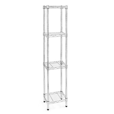 Shelving.com Chrome Wire Shelving with 4 Tier Shelves -