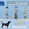 Sapphtopaz Velvet Dog Bed with Foam Cushion Large Pet Bed with Pearl Design Backrest & Durable Wood Legs Soft Dog Sofa for Big and Medium Dogs - 3 of 4