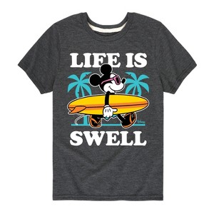 Boys' - Disney - Life Is Swell Short Sleeve Graphic T-Shirt - 1 of 4