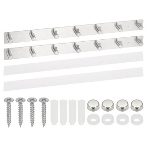 Unique Bargains 304 Stainless Steel Waterproof Round Chamfer Coat Hook 2 Pcs - 1 of 3