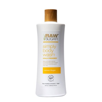 Raw Sugar Lemon Sugar Body Wash - 25 fl oz