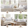 Itopfox Premium Lumbar Throw Pillow for Bed Sofa Couch with Virgin Microfiber Filling and 100% Cotton Cover, Decorative Pillow Insert - 4 of 4