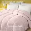 Sevobal Quilts Extra Large Plump Thick Duvet - Winter Enhanced Warmth with Skin-Friendly Comfort Premium Christmas Gift Selection, Pink, 120"*120"*1" - 3 of 4