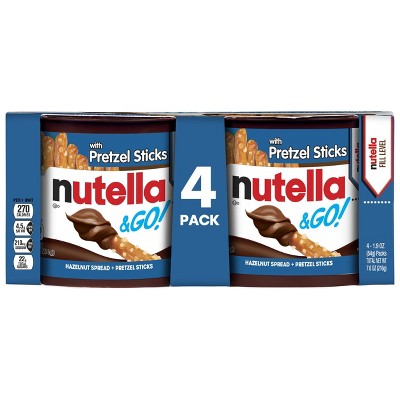 Nutella and Go! with Pretzel Sticks - 7.6oz/4pk