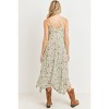 Hello Miz Women's Floral V Neck Sleeveless Spaghetti Strap Maternity Midi Dress - 3 of 4