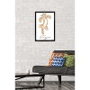 Trends International Disney Simple Moments Line Art - Tigger Framed Wall Poster Prints - 2 of 4