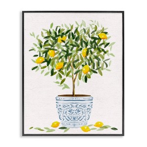 Stupell Industries Lemon Tree Detailed Planter, 24" x 30" - 1 of 4