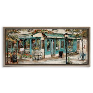 Stupell Industries European City Streets Café Scene, 31" x 14" - 1 of 4