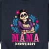 Men's Disney Imelda Mama Knows Best Graphic Fleece Sweatshirt - Navy - Small - 2 of 4