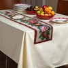 Unique Bargains Christmas Table Runner Christmas Ornament Clock Polyester Multicolor 71x14 Inch 1 Pc - 2 of 4
