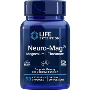 Neuro-Mag Magnesium L-Threonate by Life Extension  -  90 VegCap - 1 of 2