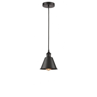 Smithfield - 1 Light Cord Hung Mini Pendant In Industrial Style-8.25 Inches Tall and 6.5 Inches Wide