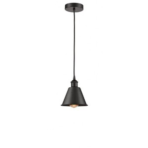 Smithfield - 1 Light Cord Hung Mini Pendant In Industrial Style-8.25 Inches Tall and 6.5 Inches Wide - 1 of 1