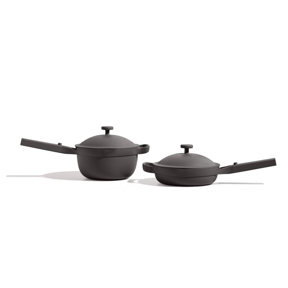 Photos - Pan Our Place 8.5" Ceramic Nonstick Home Cook Duo Set 2.0 - Char