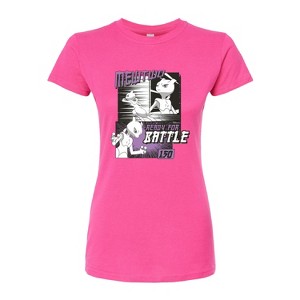 Women's - Pokémon - Mewtwo Ready For Battle Fitted Graphic T-Shirt - 1 of 3