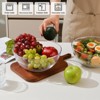 Itopfox 2-Pack Tempered Glass Mixing Bowls, Microwave, Dishwasher & Oven Safe, Ideal for Salad, Mixing Dough & Food Prep - 4 of 4