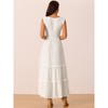 Seta T Women's Sleeveless Summer Scoop Neck Pockets Casual Maxi Dress - 4 of 4