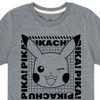 Boys' - Pokémon - Pikachu Face Wink Short Sleeve Graphic T-Shirt - 2 of 4