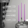 14 inch Taper Candles Set of 4 - Tall Candles for Home, Ideal as Wedding Candles and Dinner Candles Unscented - Smokeless and Dripless Taper Candles - 3 of 4