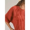 Women's Textured Waffle Woven Top - MIOU MUSE - 4 of 4