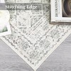 Washable Area Rugs Boho Rugs for Bedroom Living Room Soft Anti-Slip Rug Vintage Distressed Carpet - image 4 of 4