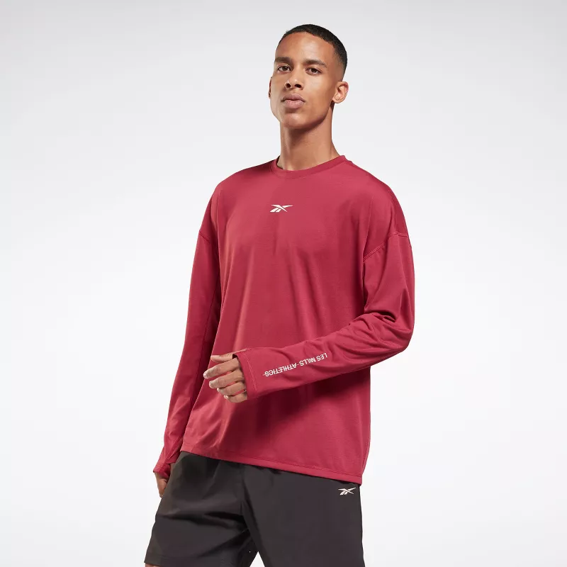 Namens een gezagvoerder Buy Reebok Les Mills® Long Sleeve Shirt Mens Athletic T-Shirts Online at  Lowest Price in Ubuy Saint Helena, Ascension and Tristan da Cunha. 84677997