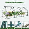 Mini Greenhouse for Outdoor,Portable Greenhouse  Outdoor Garden w/ Roll-up Zipper Door,Waterproof & UV Protected Green House for Garden Patio Backyard - 3 of 4