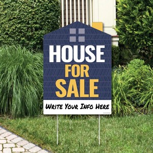 Big Dot of Happiness House For Sale Sign - Welcome Yard Sign - 1 of 4
