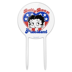 Betty Boop Betty In Heart Acrylic Cake Topper - 1 of 4