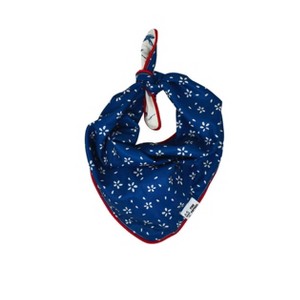 Pink Papyrus Marlowe Dog Bandana - M - 1 of 4