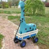 Grungis Heavy-Duty Garden Cartr,Rolling Cart with Adjustable Handle,Utility Carts for Grocery Sports Garden - 4 of 4