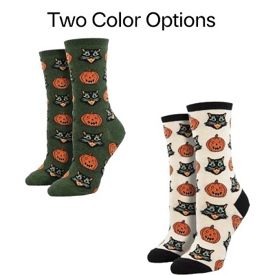 Cats and Pumpkins (Women's Sizes, Adult Medium) - Great for Halloween