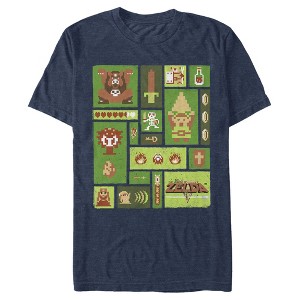 Men's Nintendo Legend of Zelda Collage T-Shirt - 1 of 4