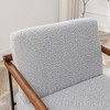 PAGED Modern Accent Chair Living Room Chairs with Armrests, Upholstered Armchair for Living Room - 2 of 4