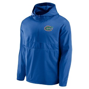 NCAA Florida Gators Men's Gray Windbreaker Jacket - 1 of 3