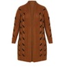 Avenue Women's Plus Size Lacey Cable Cardigan - 4 of 4