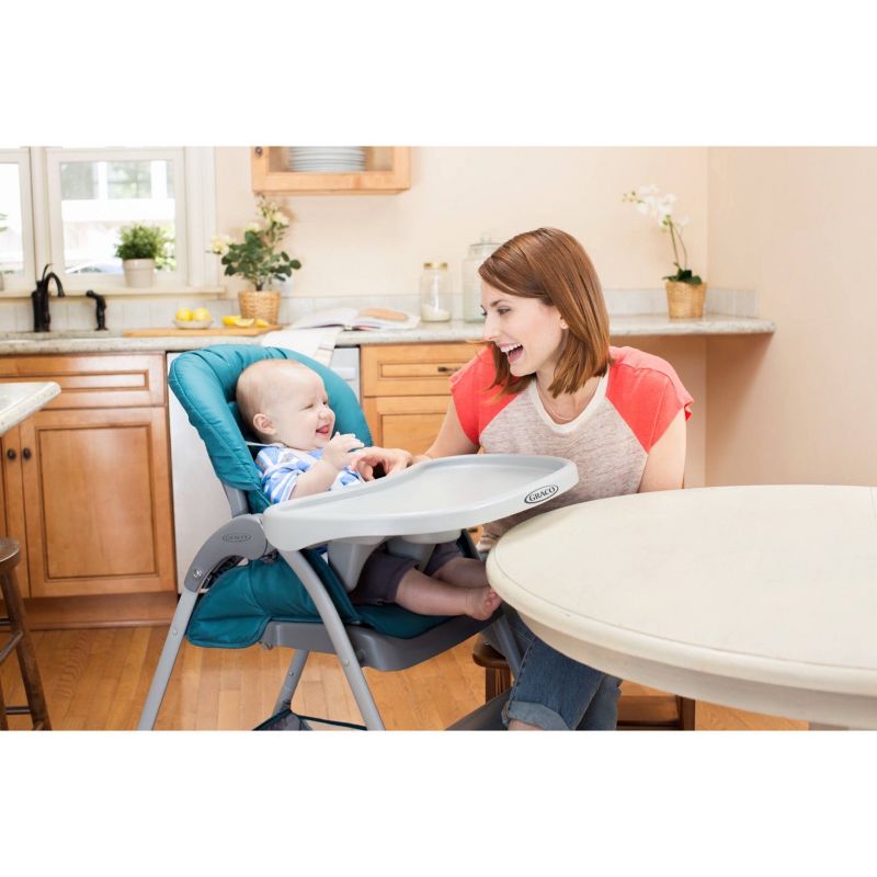 Graco Slim Snacker 2-in-1 High Chair - Whisk, 4 of 7