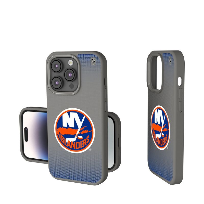 Keyscaper New York Islanders Linen Soft Touch Phone Case, 1 of 8