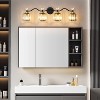 POWLIG Transitional Vanity Light - Dimmable Modern Bathroom Fixture with Crystal Shades - 2 of 4