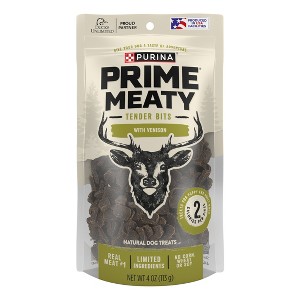 Prime Jerky Tenders Purina Prime Bites Wild Venison Flavor Chewy Dog Treats - 4oz - 1 of 4