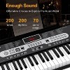 61 Key Beginner Electric Piano Keyboard Set with Microphone, Headphones, Stand, Stool & Bag, Beginner Keyboard Perfect Portable Gift for Birthdays - 4 of 4